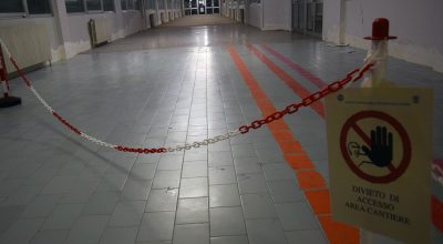 Al via i lavori per la nuova pavimentazione all’ingresso principale dell’ospedale