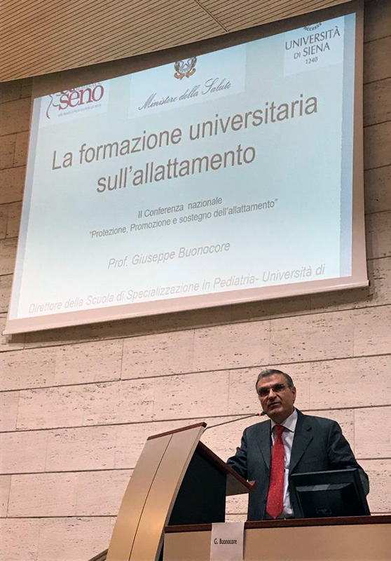 Seconda conferenza nazionale “Protezione e sostegno dell’allattamento”, ha partecipato anche il professor Buonocore