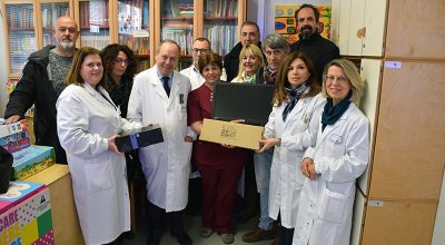 L’agenzia Arcanum Sicurezza Globale dona due pc e una stampante alla scuola ospedaliera