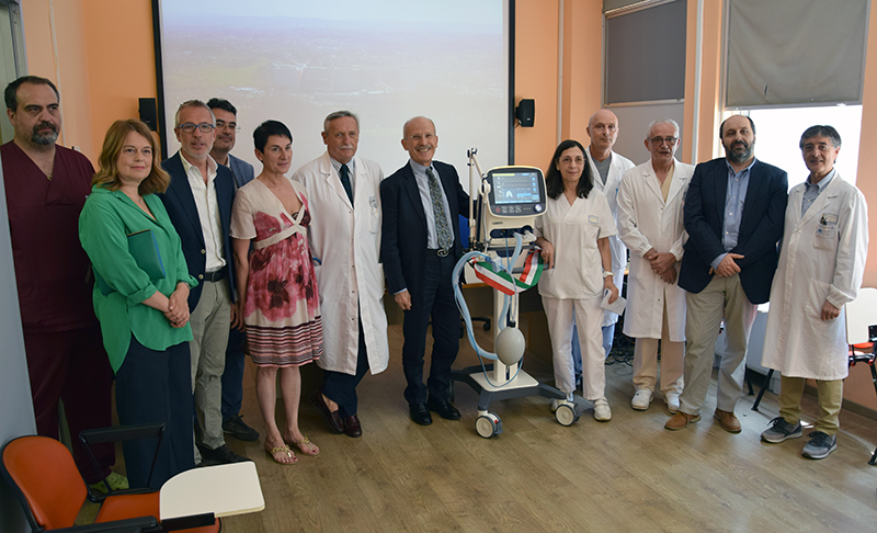 Il grande cuore degli enti e delle associazioni del territorio: donato un innovativo ventilatore polmonare al Dipartimento Cardio-Toraco-Vascolare grazie alla loro generosità