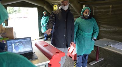 Nuova innovazione ai check-point di ingresso all’ospedale: attivati i termoscanner