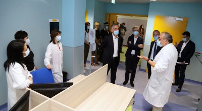 L’Aou senese cresce e si rafforza: inaugurati il Day hospital sperimentazioni cliniche immunoncologia, il Polo endoscopico e il Day hospital ematologico