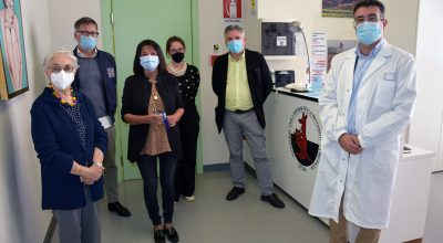 Il sindaco De Mossi e l’assessore alla sanità Appolloni in visita alla casa accoglienza per mamme della Fondazione Danilo Nannini