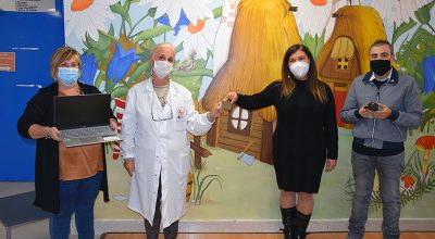 La famiglia Siciliano-Volonnino e l’associazione Coccinelle donano un’apparecchiatura per il monitoraggio neuro evolutivo alla Terapia Intensiva Neonatale