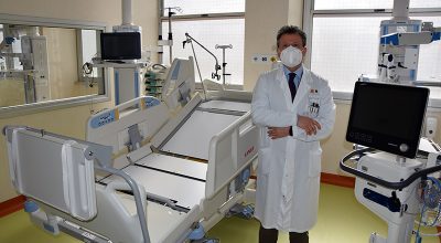 Emergenza Covid: dopo il picco di ricoveri di 104 pazienti, la Direzione Aziendale decide di attivare subito la nuova Terapia Intensiva e ridurre le attività programmate di tipo medico e chirurgico