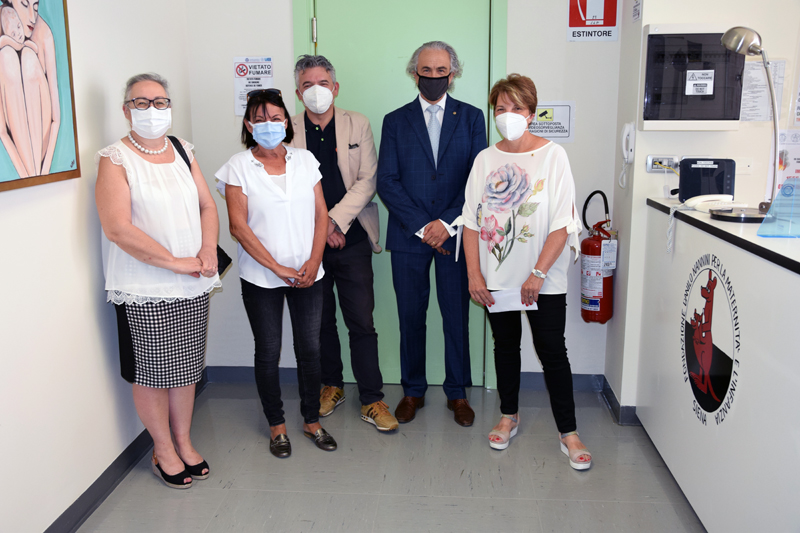 Visita e donazione del Lions Club di Siena alla Fondazione Danilo Nannini