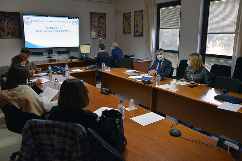 Presentati il rendiconto delle attività 2021 e le prospettive dell’Aou Senese