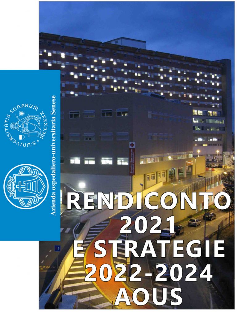 Copertina rendiconto 2021 e strategie 2022-2024