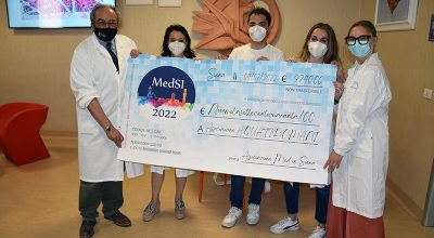 Dalla festa degli studenti di Medicina una donazione di circa 10mila per l’Associazione Aquattromani
