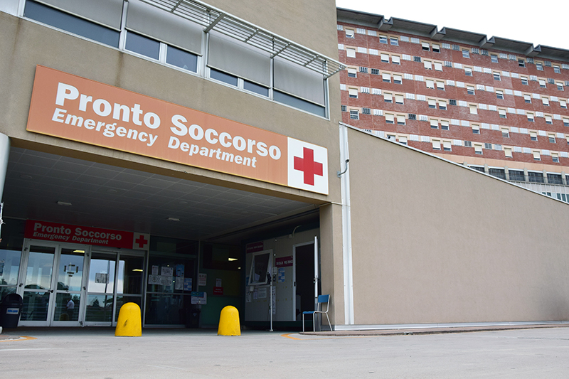 Ingresso Pronto Soccorso ospedale di Siena