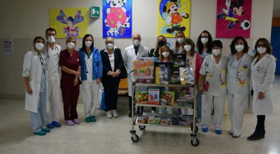 Generosa donazione alla Pediatria da parte di Elisa, mamma di Melissa e Matteo