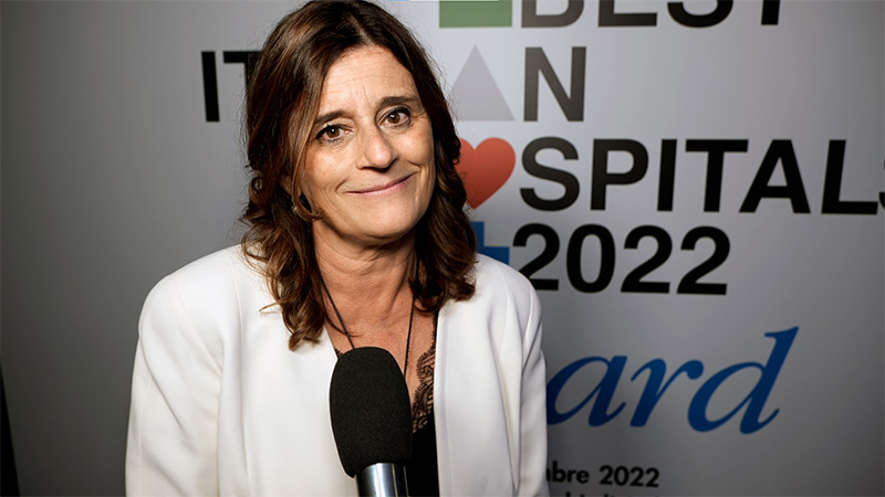 Il direttore sanitario Francesca De Marco ai Best Italian Hospitals Awards 2022