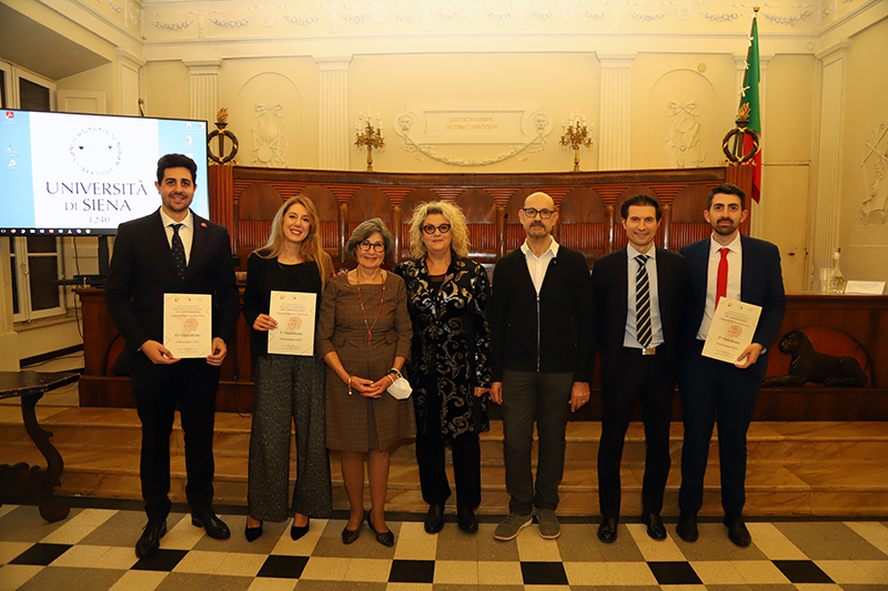 Carlotta Sciaccaluga, Alex Di Florio e Antonio Biancofiore vincitori della seconda edizione del premio di ricerca “Professor Francesco Maria De Luca” per specializzandi in Cardiologia