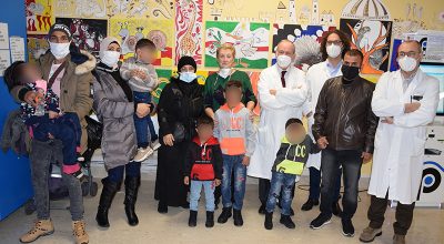 Bambini siriani, provenienti da un campo profughi in Libia, presi in cura dall’Aou Senese