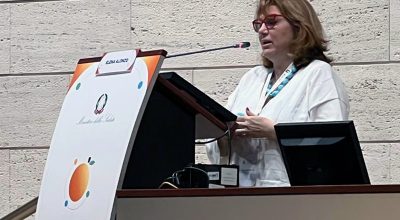 La dottoressa Paolini, presidente di ADI, alla conferenza nazionale sulla nutrizione promossa dal Ministero della Salute