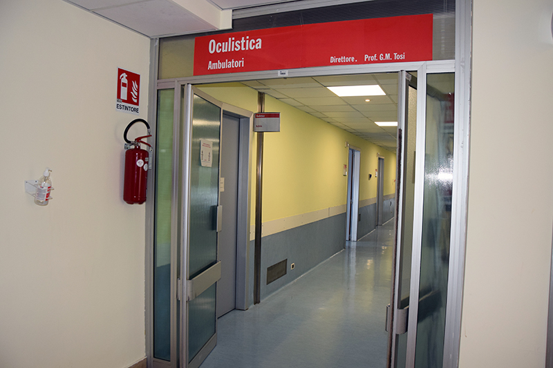 Ingresso ambulatori Oculistica