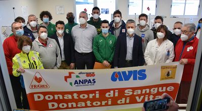 “Lo sport fa rete”: donazione di sangue collettiva degli atleti di Mens Sana, Virtus, Costone ed Emma Villas volley