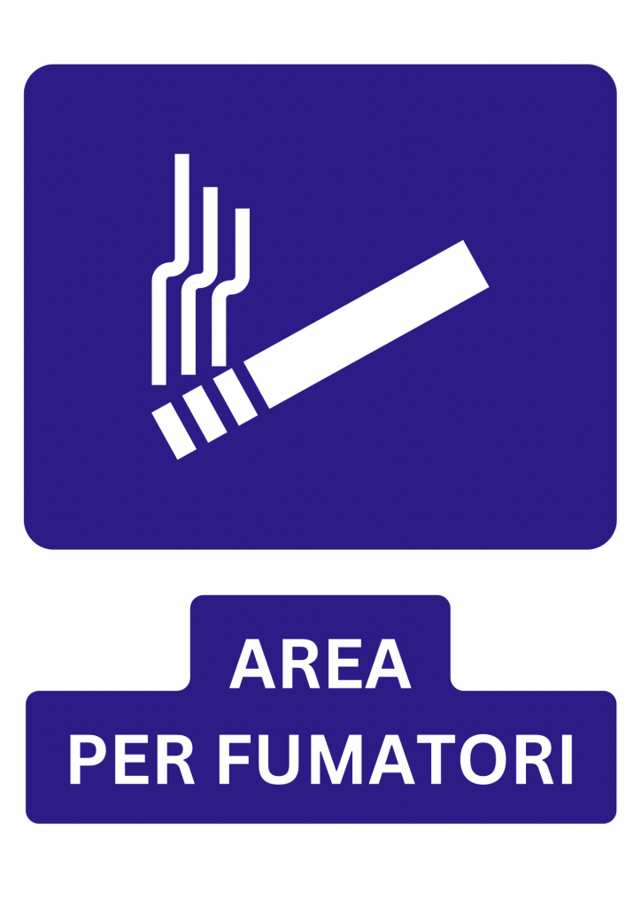Cartellonistica area fumatori