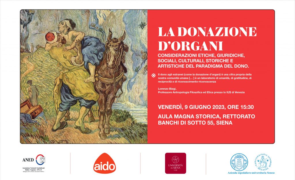 “La donazione d’organi: considerazioni etiche, giuridiche, sociali, culturali, storiche e artistiche del paradigma del dono”