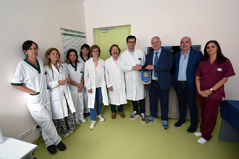 Generosa donazione del Rotary Siena per la Gastroenterologia ed Endoscopia operativa