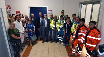 Inaugurata la ripartenza del servizio di Discharge Room per i pazienti in dimissione: riorganizzati i locali dell’ex Pronto Soccorso che ospitavano la Vax Unit