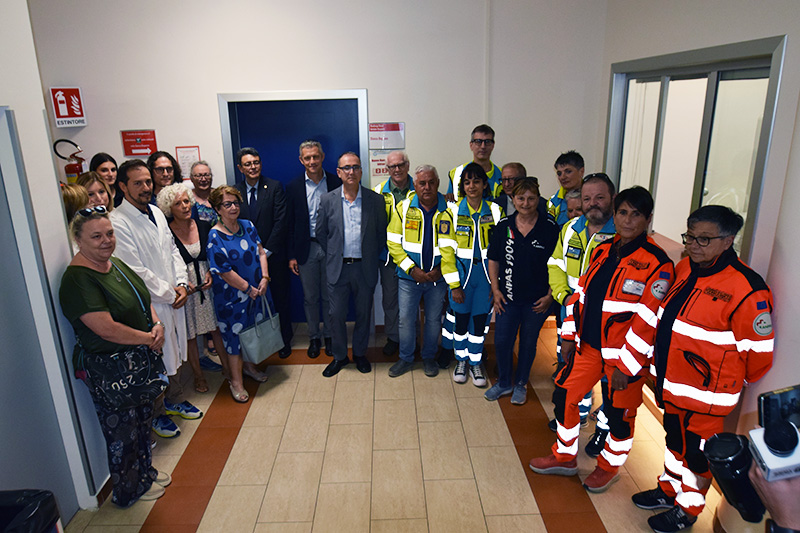 Inaugurata la ripartenza del servizio di Discharge Room per i pazienti in dimissione: riorganizzati i locali dell’ex Pronto Soccorso che ospitavano la Vax Unit