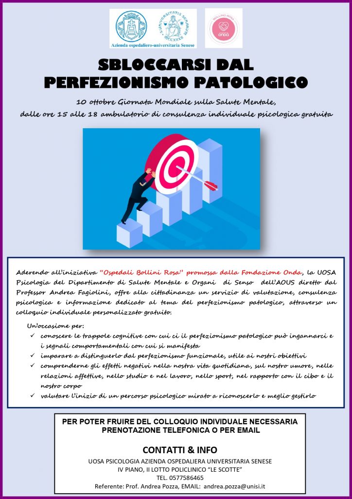 Sbloccarsi dal perfezionismo patologico