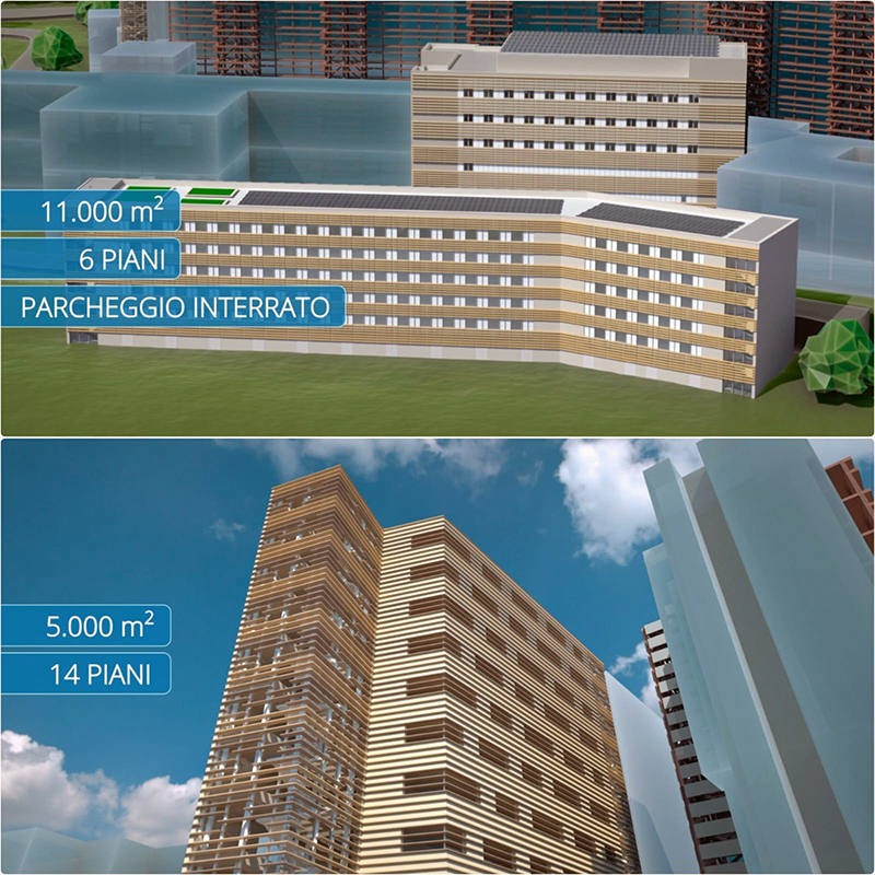 Masterplan: affidate le progettazioni per le realizzazioni di due nuovi edifici: palazzina ambulatori e centro laboratori