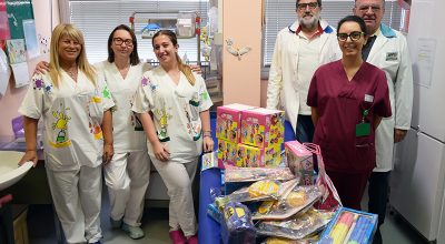 Donazione dell’Associazione Volontari Ospedalieri per gli ambulatori della Pediatria dell’Aou Senese