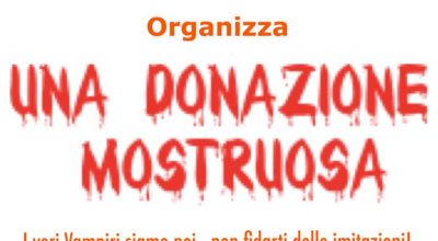 “Una donazione mostruosa”: Halloween solidale al Centro Emotrasfusionale