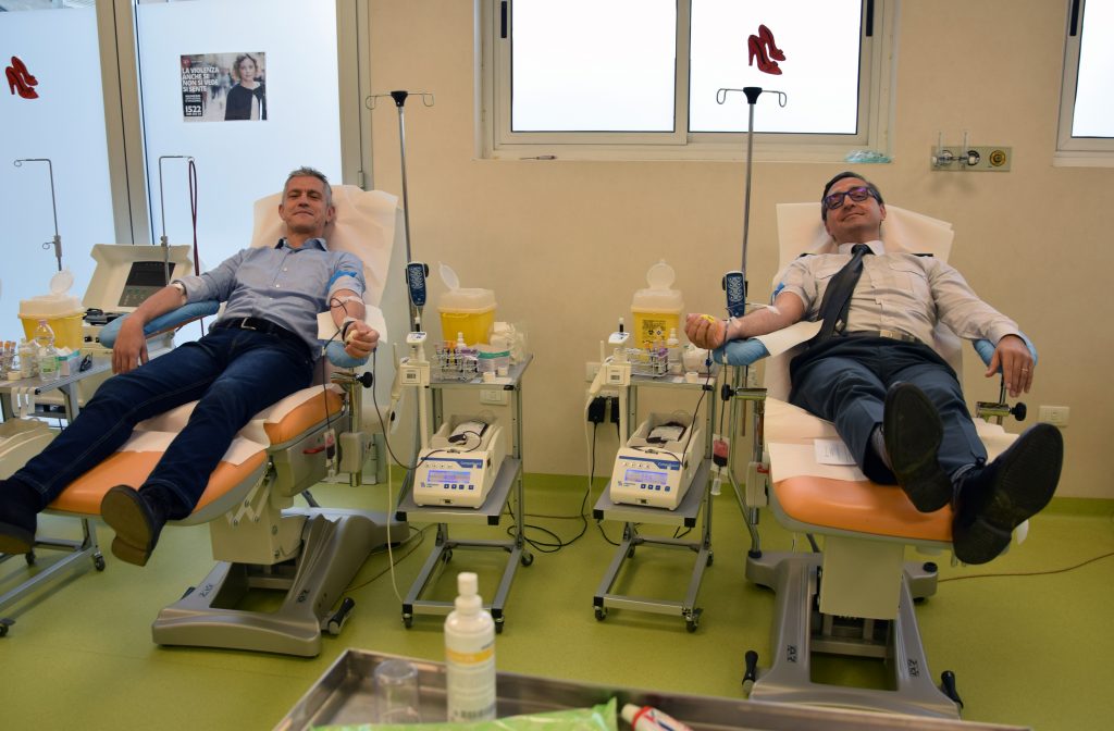 Nuova donazione di sangue di gruppo della Guardia di Finanza di Siena
