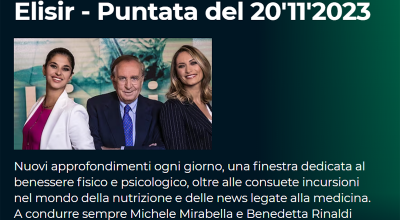 La dottoressa Barbara Paolini ospite ad “Elisir” per parlare di tè