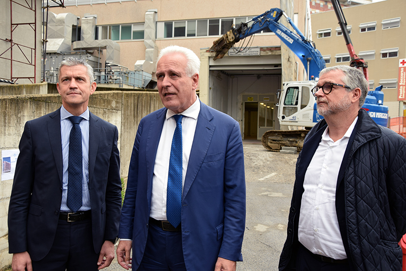 Aperto il cantiere del lotto Volàno e inaugurata la nuova farmacia dell’Aou Senese