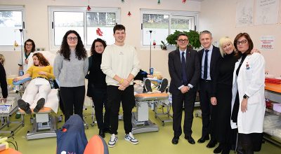 Studenti, docenti e personale dell’Università aderiscono alla donazione di sangue