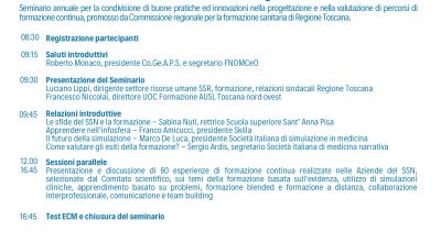 Formazione continua in sanità: esperti a confronto sulle pratiche più innovative. Partecipano anche i professionisti dell’Aou Senese