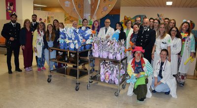 Reparto Polizia Penitenziaria Casa Circondariale di Siena, donazione uova di Pasqua ai piccoli pazienti insieme all’associazione Nasi e Nasi VIP