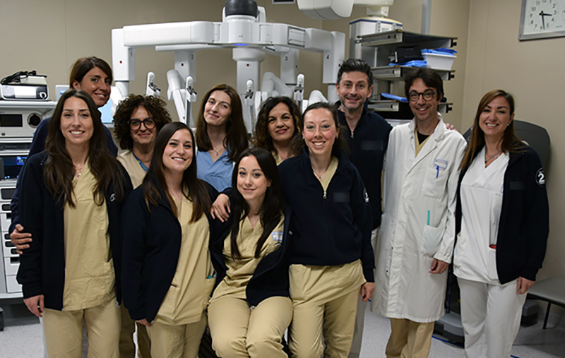 5 procedure maggiori di chirurgia bariatrica robotica in un giorno alle Scotte, è la prima volta in Italia