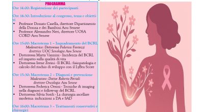 Linfedema correlato al tumore della mammella, se ne parla in un convegno all’Aou Senese il 29 maggio