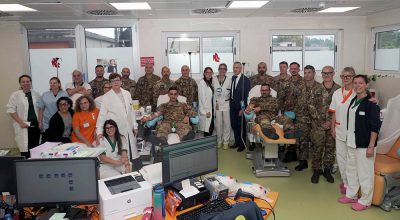 Donazione di sangue di gruppo del 186° Reggimento Paracadutisti Folgore di Siena in occasione dell’83esimo anniversario della Battaglia di El Alamein